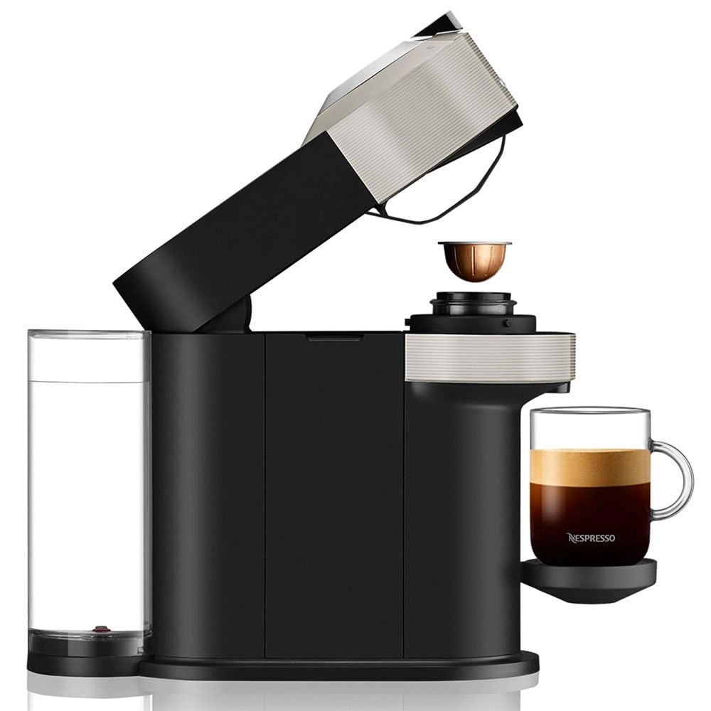 Vertuo Next Semi-automatique Cafetière à dosette 1,1 L, XN910B, Gris