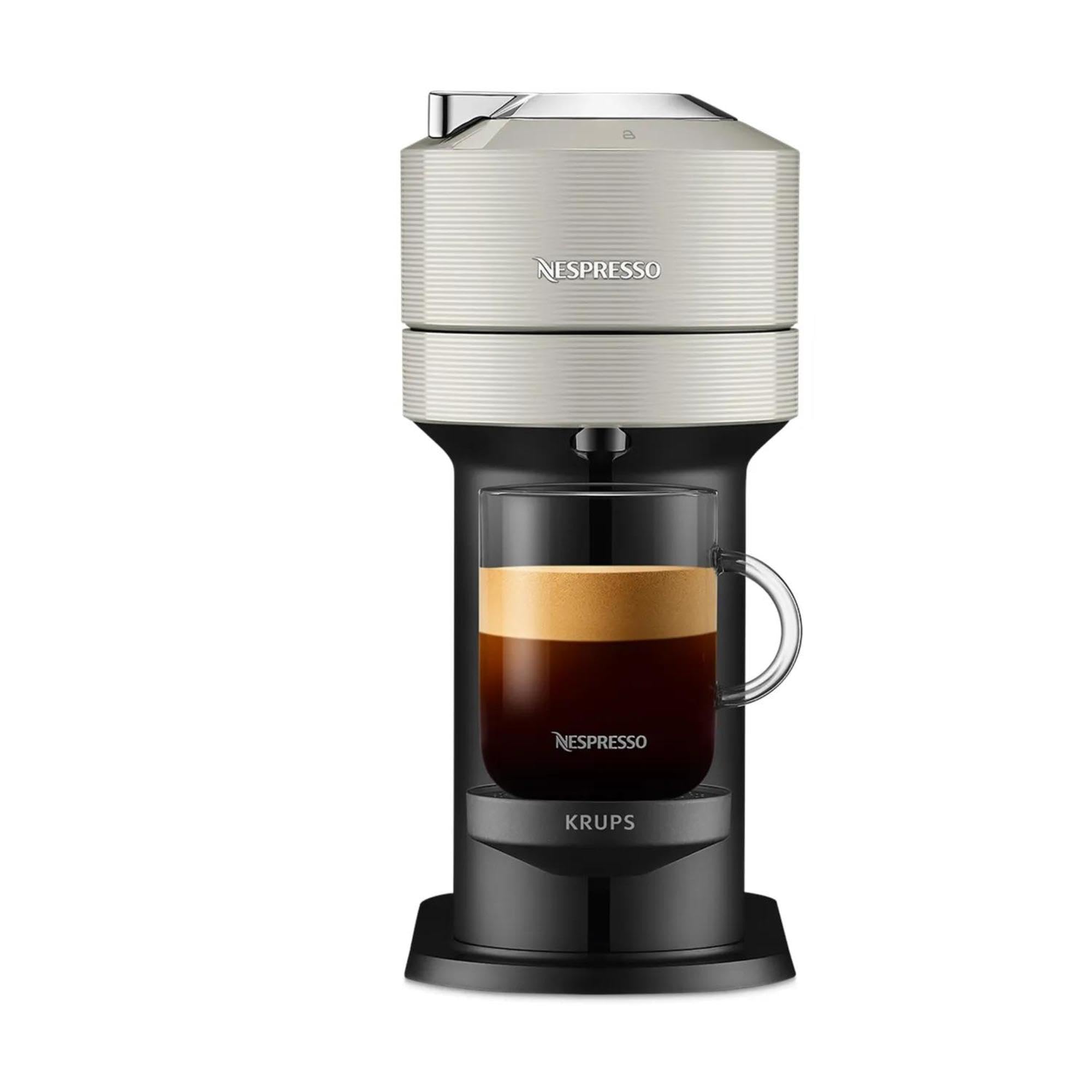 Machine à Café Vertuo Next Gris Claire+52 capsules offertes, Arrêt Automatique, YY5902FD, Gris