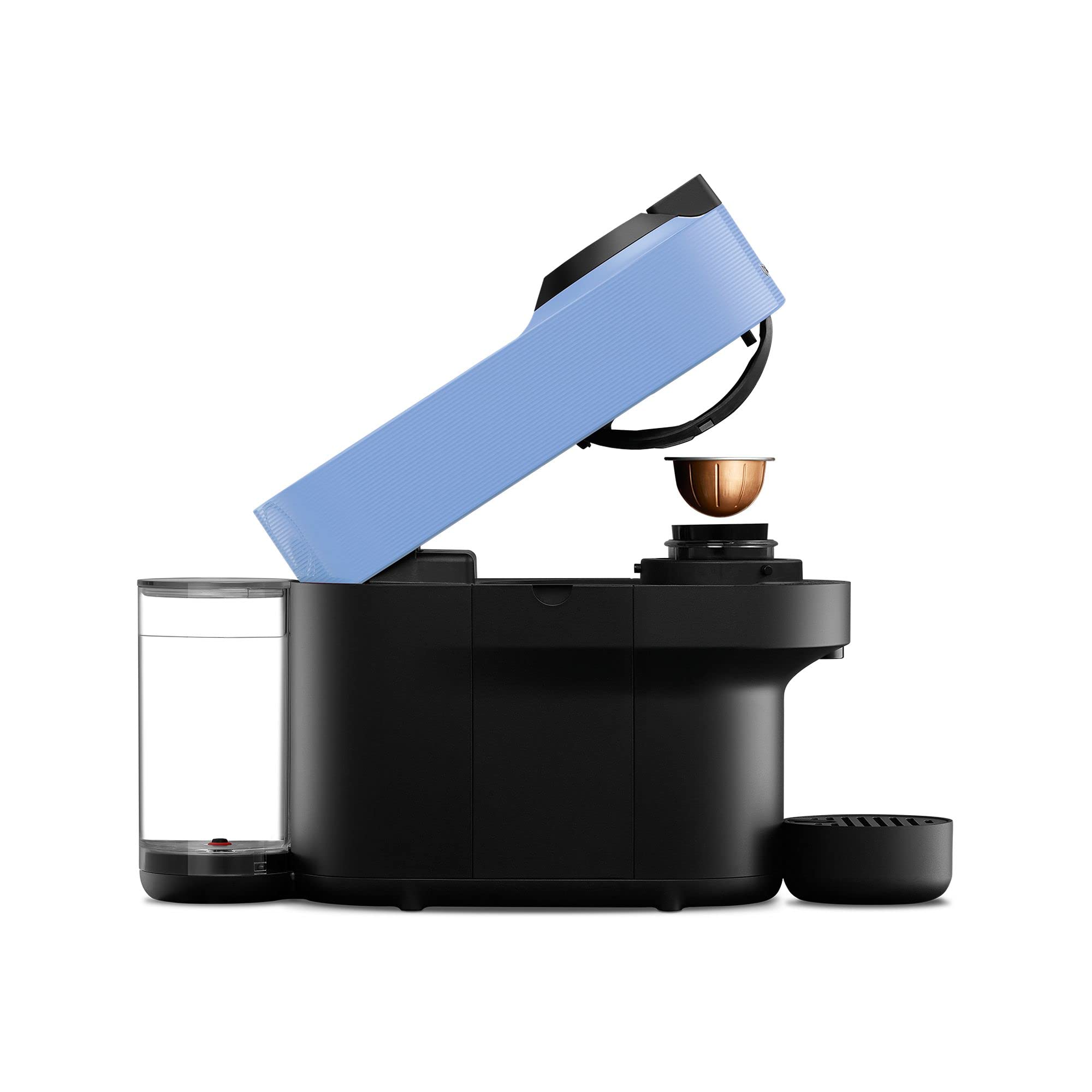 Machine à Café Vertuo POP, 5 Tailles de Tasses, Arrêt Automatique, ENV90.A, Bleu