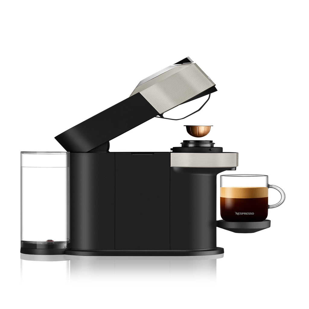 Machine à Café Vertuo Next, Capsules café Vertuo seulement, Technologie Centrifusion, 5 Tailles de Tasses, Arrêt Automatique, YY4298FD, Gris Clair