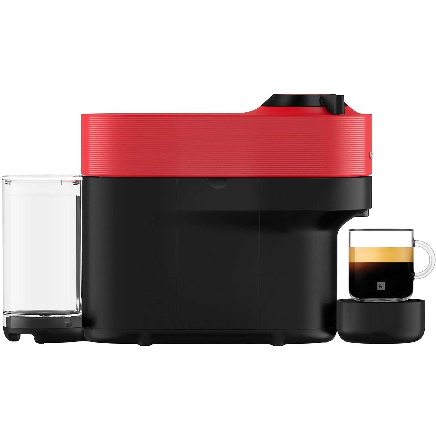 VERTUO Pop Cafetière à capsules Machine à expresso, 4 tailles tasses, technologie Centrifusion, Rouge, XN9205