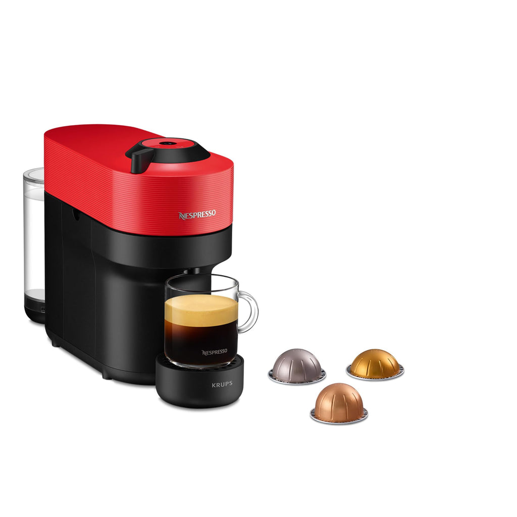 Machine à Café Vertuo POP Rouge Cafetière à Capsules YY4888FD, Rouge