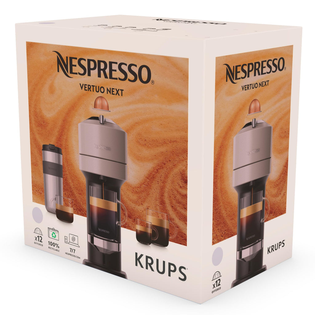 Machine à Café Vertuo Next, Capsules café Vertuo seulement, Technologie Centrifusion, YY4606FD, Noir Mat
