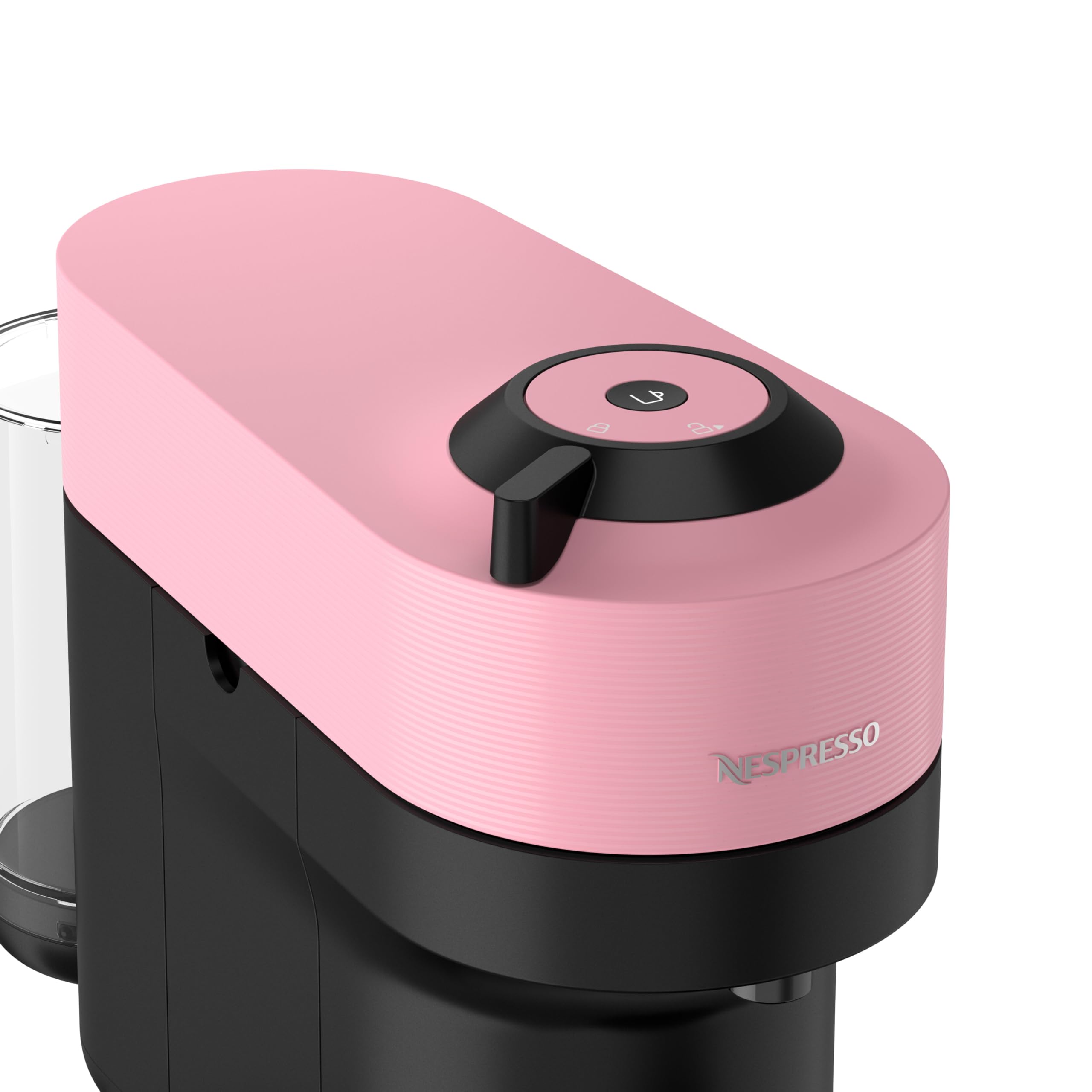 Machine à Café Vertuo POP Rose, Capsules café Vertuo seulement, Technologie Centrifusion, 5 Tailles de Tasses, Arrêt Automatique, ENV90.P, Rose